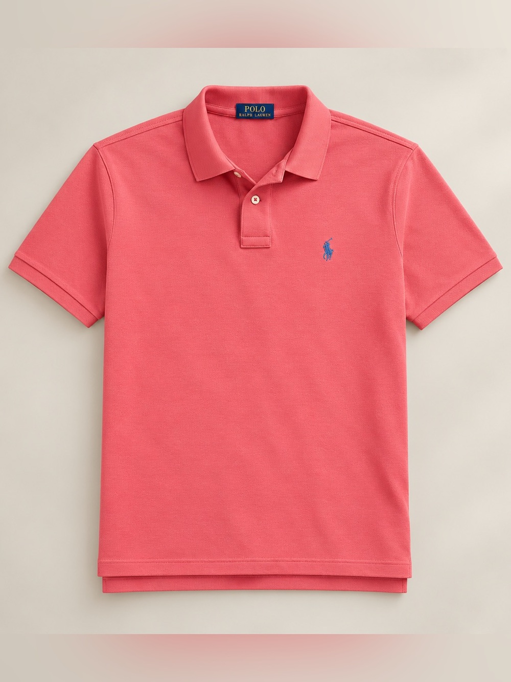 Polo Ralph Lauren Classic Fit Mesh Polo Men’s Size XL Ruby Coral Heather